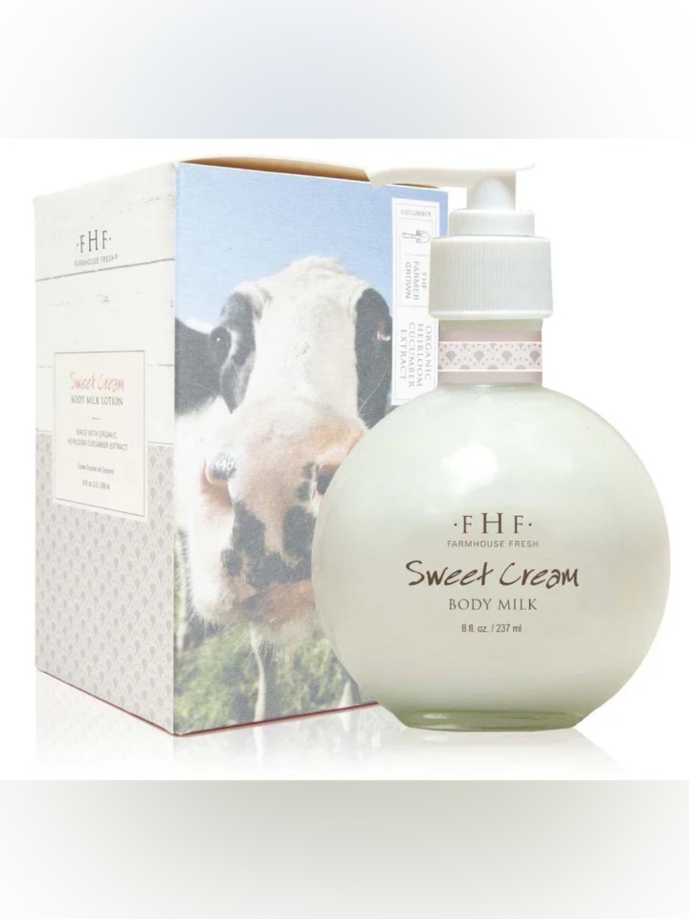 FarmHouse Fresh melon Body Milk organic cucumber melon moisturizer gift